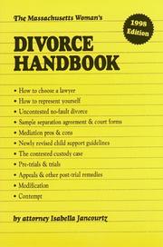 Cover of: The Massachusetts Woman's Divorce Handbook