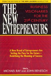 Cover of: The New Entrepreneurs: Business Visionaries for the 21st Century