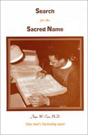 Cover of: Search for the Sacred Name