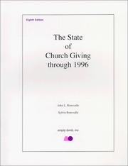 Cover of: The State of Church Giving through 1996