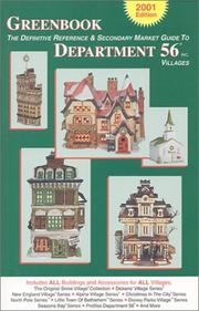 Cover of: Greenbook Guide to Department 56: Villages - 2001 Edition