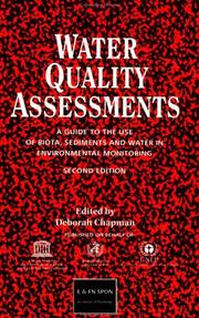 Water quality assessments : a guide to the use of biota, sediments and water in environmental monitoring