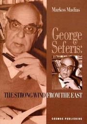 Cover of: George Seferis | Markos Madias