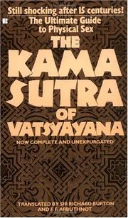Cover of: The Kama Sutra of Vatsyayana by Richard Francis Burton