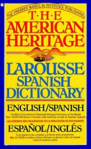 Cover of: The American Heritage Larousse Spanish Dictionary by American Heritage Editors