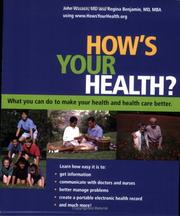 Cover of: How's Your Health? What You Can do to Make Your Health and Health Care Better
