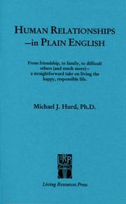Cover of: Human Relationships in Plain English