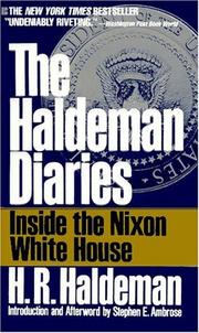 Cover of: The Haldeman diaries