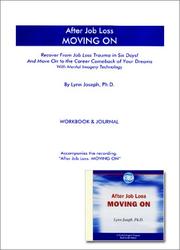 Cover of: After Job Loss: Moving On (with Workbook)