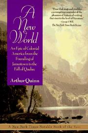 Cover of: A New World