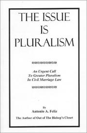 Cover of: The Issue Is Pluralism