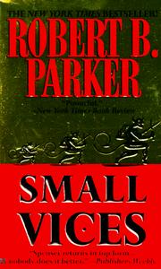 Cover of: Small Vices (Spenser)