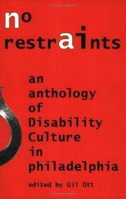 Cover of: No Restraints: An Anthology of Disability Culture in Philadelphia