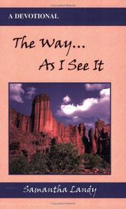 Cover of: The Way...As I See It