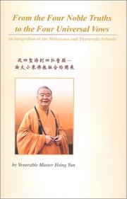 Cover of: From the Four Noble Truths to the Four Universal Vows by Hsing Yun