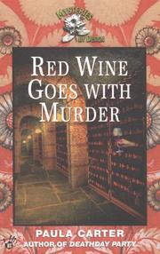 Cover of: Red wine goes with murder