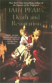 Cover of: Death and restoration: a Jonathan Argyll mystery