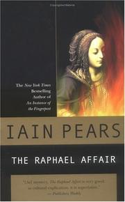 Cover of: The Raphael Affair (Art History Mysteries) by Iain Pears