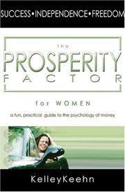 Cover of: The Prosperity Factor for Women: A Fun, Practical Guide to the Psychology of Money