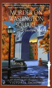 Cover of: Murder on Washington Square: a gaslight mystery