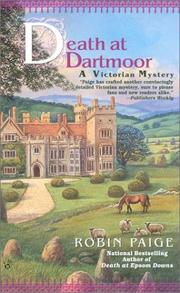 Cover of: Death at Dartmoor (Victorian Mystery) by Robin Paige