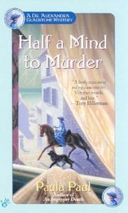Cover of: Half a mind to murder