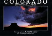 Cover of: Colorado 2007 Scenic Calendar