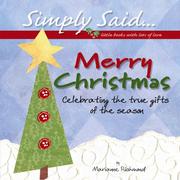 Cover of: Merry Christmas: Celebrating the True Gifts of the Season