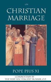 Cover of: On Christian Marriage