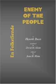 Cover of: An Enemy of the People | Jean H. Klein and David H. Klein