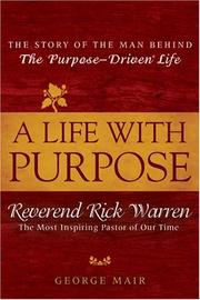 Cover of: A life with purpose