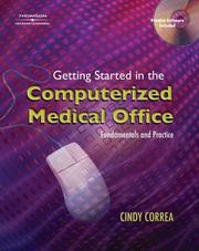 Cover of: Computerized Medical Office Web Tutor | CORREA