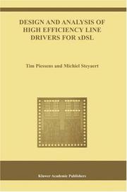 Cover of: Design and Analysis of High Efficiency Line Drivers for xDSL (The Springer International Series in Engineering and Computer Science)