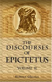 Cover of: The Discourses of Epictetus by Epictetus