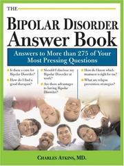 Cover of: The Bipolar Disorder Answer Book