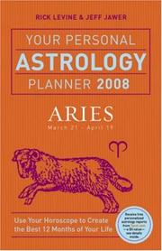 Cover of: Your Personal Astrology Planner 2008: Aries (Your Personal Astrology Planner)