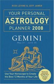 Cover of: Your Personal Astrology Planner 2008: Gemini (Your Personal Astrology Planner)