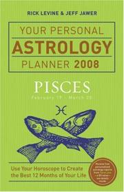 Cover of: Your Personal Astrology Planner 2008: Pisces (Your Personal Astrology Planner)