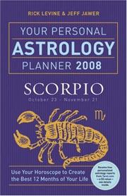 Cover of: Your Personal Astrology Planner 2008: Scorpio (Your Personal Astrology Planner)