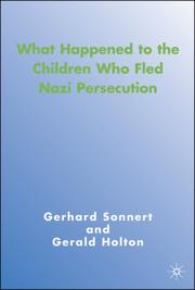 Cover of: What Happened to the Children Who Fled Nazi Persecution