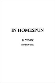 Cover of: In Homespun