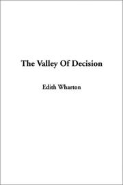 The Valley of Decision by Edith Wharton