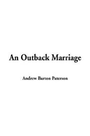 Cover of: An Outback Marriage