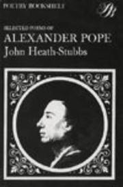 Selected poems of Alexander Pope