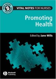 Cover of: Vital Notes for Nurses: Promoting Health (Vital Notes for Nurses)