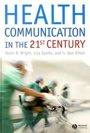Cover of: Health Communication in the 21st Century