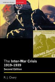 The inter-war crisis 1919-1939