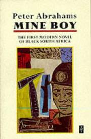 Cover of: Mine boy