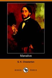 Manalive by Gilbert Keith Chesterton