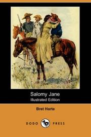 Salomy Jane by Bret Harte